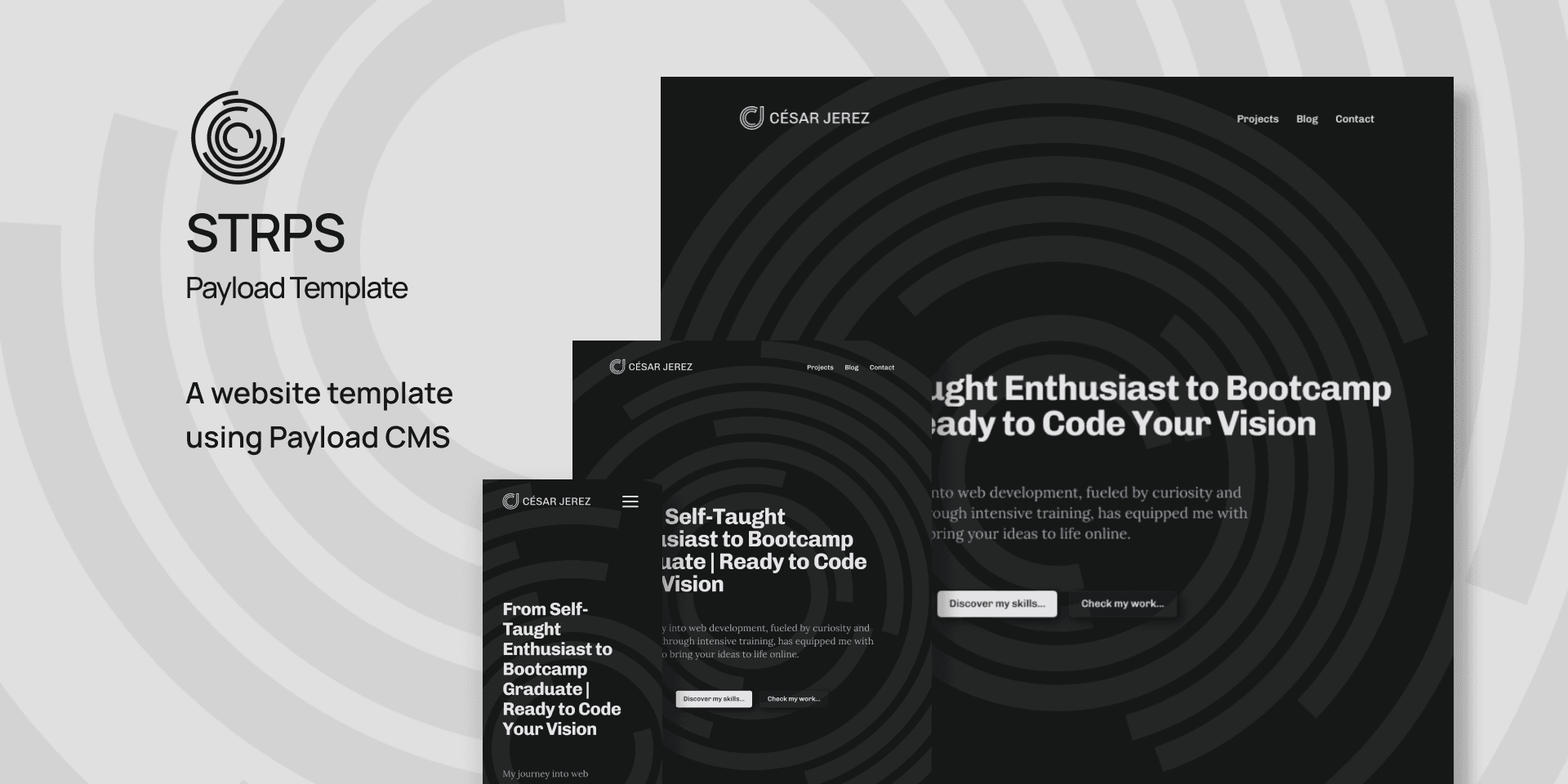 STRPS Website Template project screenshot